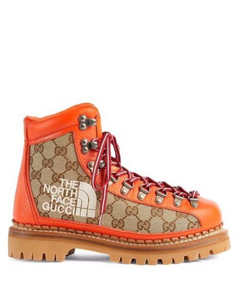 gucci north face orange|the north face Gucci boots.